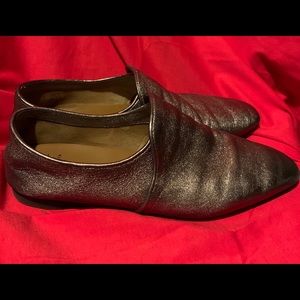 Aquatalia Metallic Flats